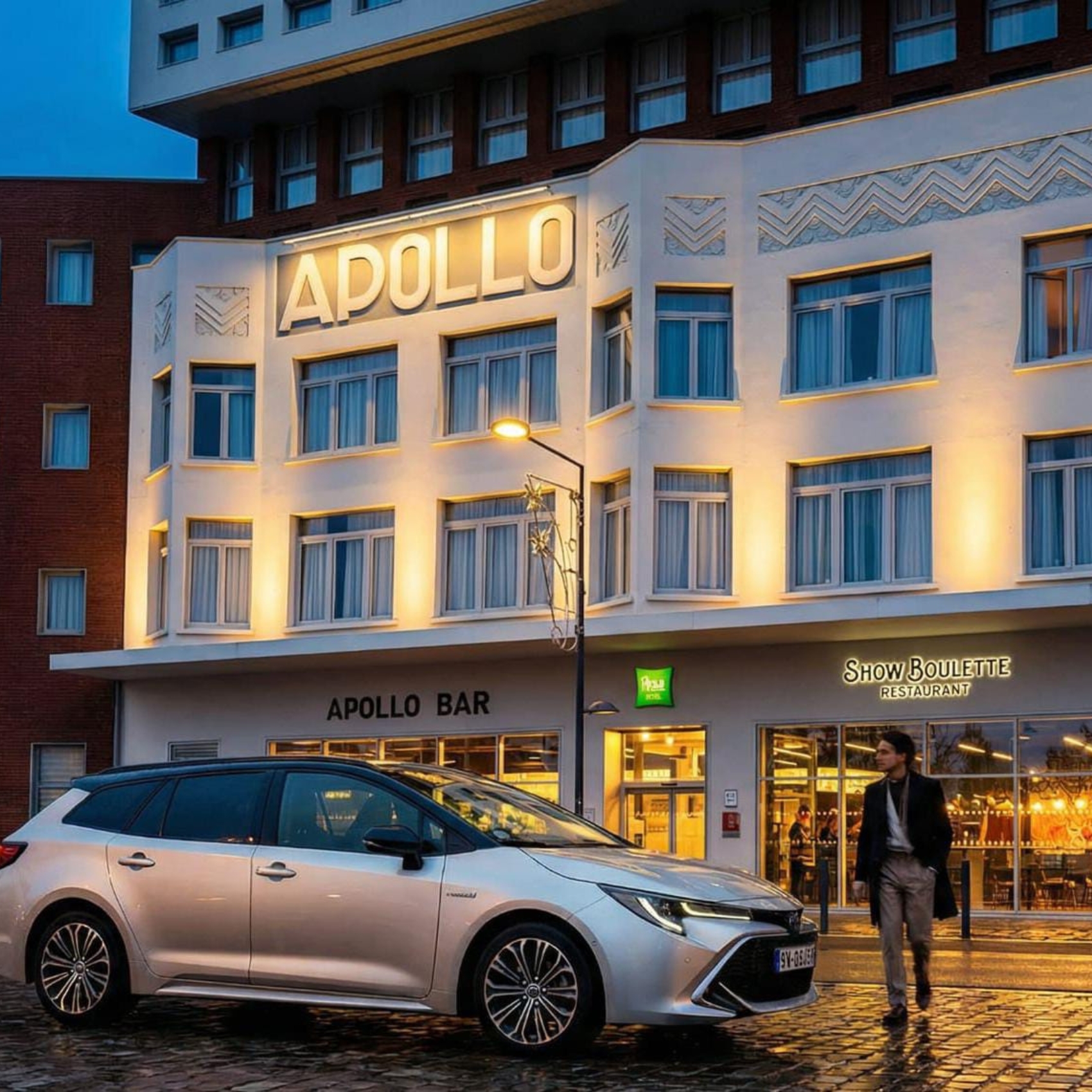 Chauffeur VTC Lens Arras Douai — véhicule hybride Hauts-de-France